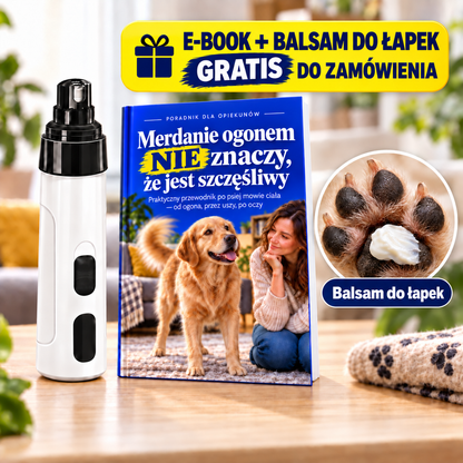 CichyPazur™ — bezstresowa szlifierka do pazurów
