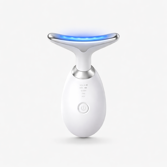 Masażer liftingujący EMS do twarzy z terapią światłem LED