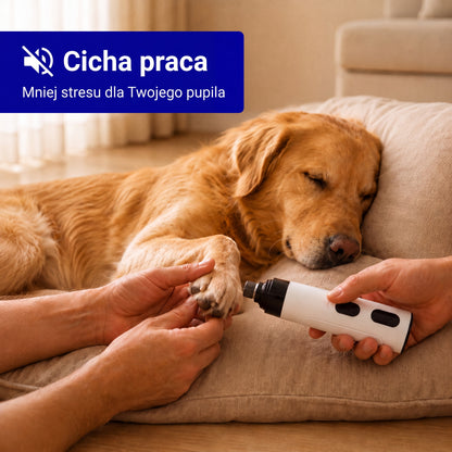 CichyPazur™ – bezstresowa szlifierka do pazurów