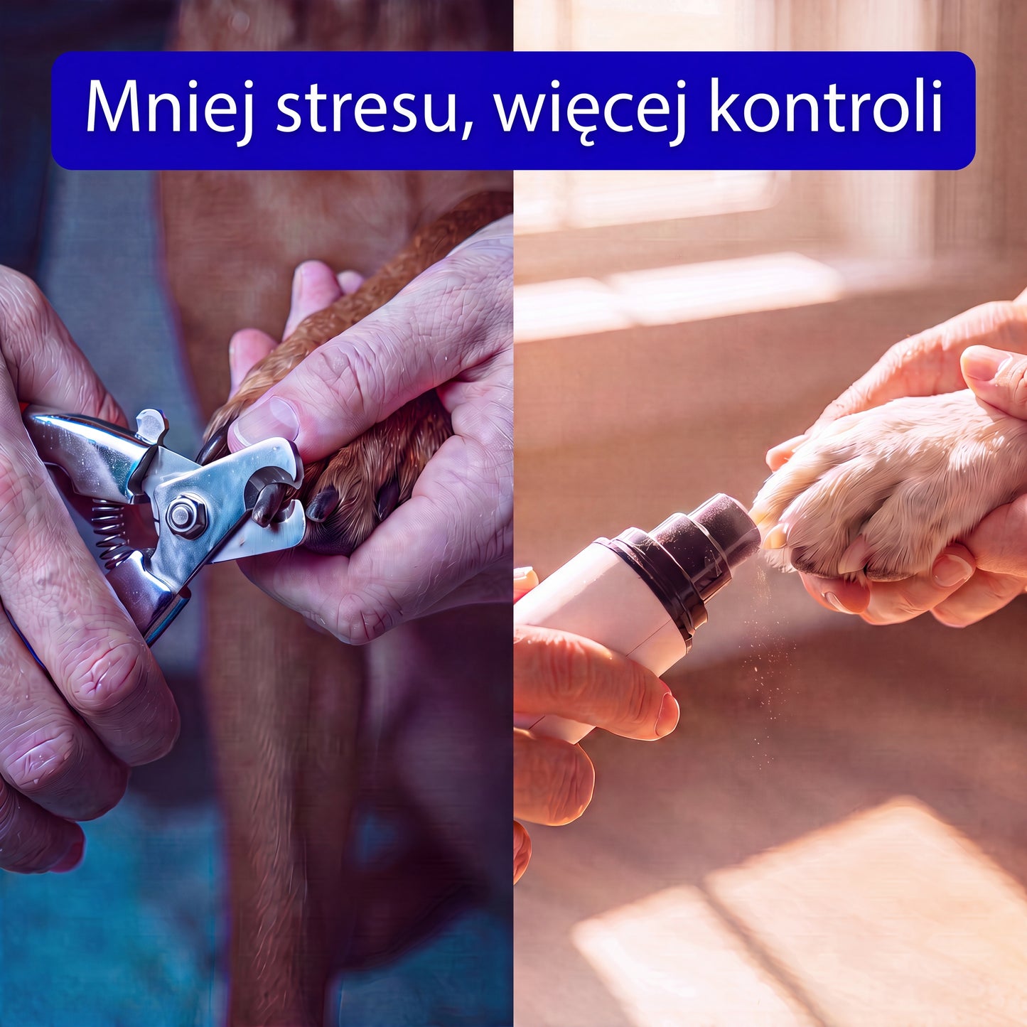 CichyPazur™ – bezstresowa szlifierka do pazurów