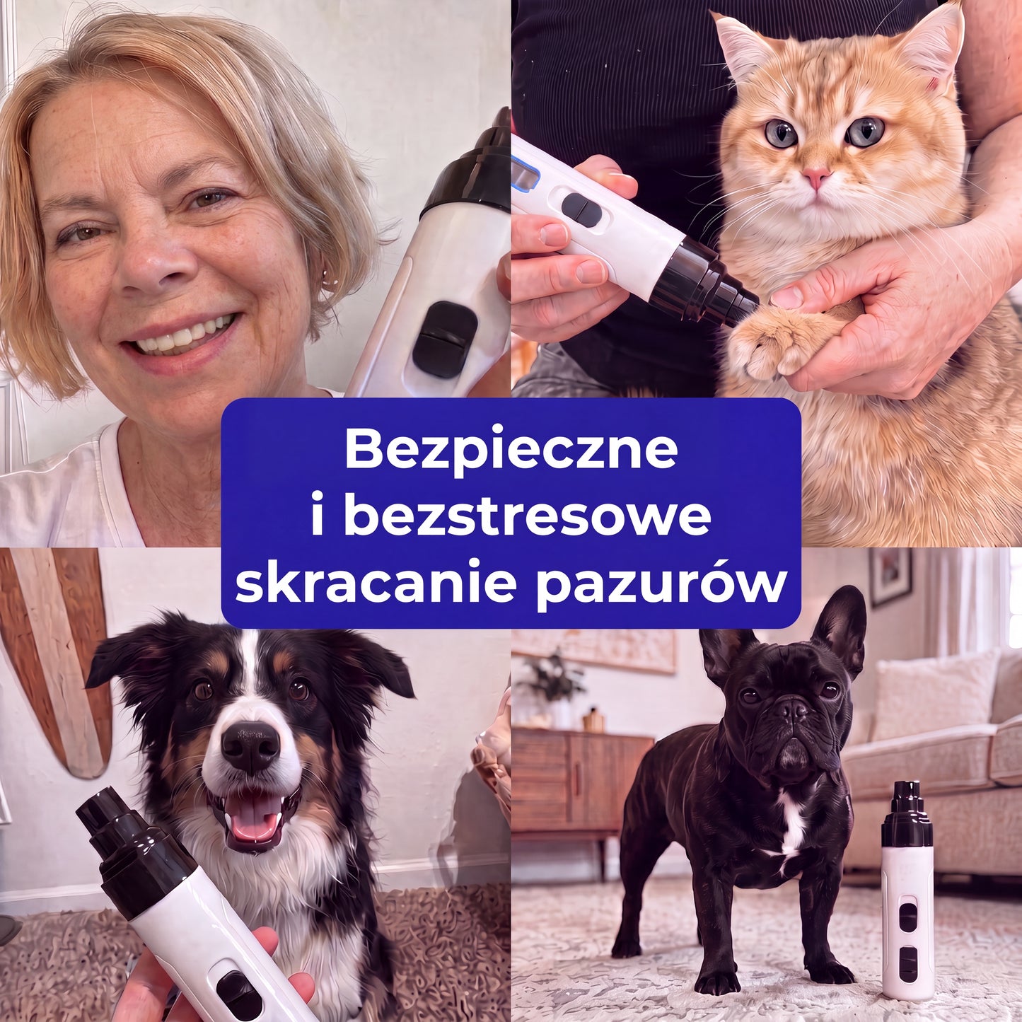 CichyPazur™ – bezstresowa szlifierka do pazurów
