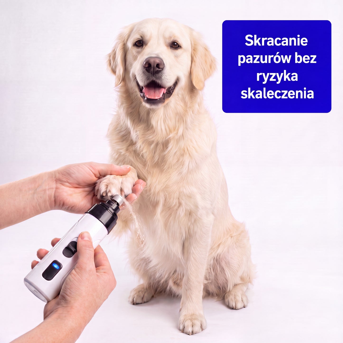 CichyPazur™ – bezstresowa szlifierka do pazurów
