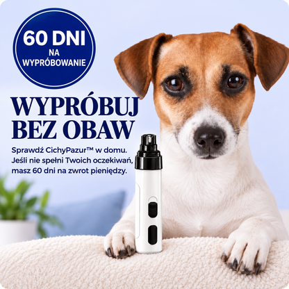CichyPazur™ — bezstresowa szlifierka do pazurów