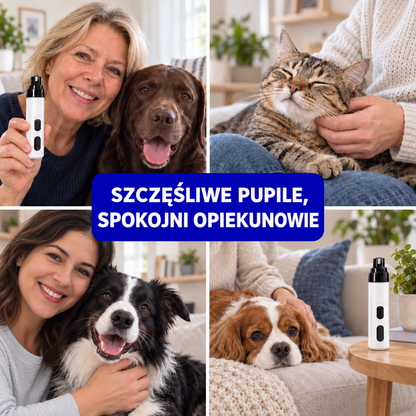 CichyPazur™ — bezstresowa szlifierka do pazurów